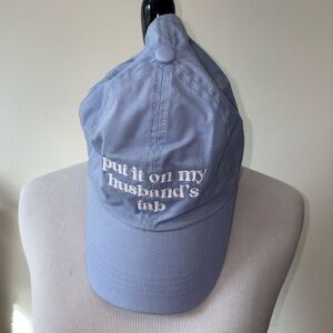 Put it on my husband tab hat